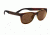 Serengeti Trapani Sunglasses - Satin Black/Gray Stripe Frame, 555nm Polarized Lenses 7597