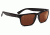 Serengeti Cortino Single Vision Rx Sunglasses - Shiny Black Frame 7458