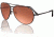 Serengeti Aviator Sunglasses, Large - Black Frame, Drivers Gradient Lens 5222