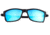 Simplify Ellis Polarized Sunglasses - Unisex, Black/Blue, One Size, SSU123-BL