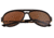 Simplify Spencer Polarized Sunglasses - Unisex, Brown/Brown, One Size, SSU120-GD