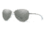 Smith Optics Langley Single Vision Prescription Sunglasses, Silver Frame, LAPCGYMSVSV
