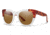 Smith Optics Sidney Single Vision Prescription Sunglasses, White Honey Tortoise Block Frame, Polarized, SICPBRWHTBSV