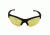 Smith &amp; Wesson Super Cobra Frame Shooting Glasses, Black Rubberized/Amber, 110170