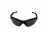 Smith &amp; Wesson Super Cobra Shooting Glasses, Black Rubberized/Smoke, 110169