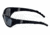 Sos Wraps / Hurricane Sunglasses, Frame - Tr90 Black, Lens - Pc Decenter Smoke-fm