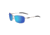 Spiderwire SPW006 Sunglasses, Silver Frame, Blue Mirror (Grey Base) Lens 1479112