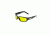Stage Director Sunglasses Shiny Black Frame Yellow Lens STG1287S