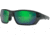STNGR Alpine Ballistic Sunglasses, Matte Black/Green Mirror, Medium/Large, X7-83OR-ISY5
