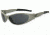 Sos Wraps / G-force Sunglasses, Frame - Metallic Silver, Lens - Pc Smoke