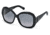 Swarovski SK0034 Sunglasses - Shiny Black Frame Color, Gradient Smoke Lens Color