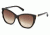 Swarovski SK0117 Sunglasses - Dark Havana Frame Color, Gradient Brown Lens Color