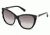 Swarovski SK0117 Sunglasses - Shiny Black Frame Color, Gradient Smoke Lens Color
