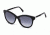 Swarovski SK0132 Sunglasses - Shiny Black Frame Color, Gradient Smoke Lens Color
