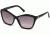 Swarovski SK0135 Sunglasses - Shiny Black Frame Color, Smoke Lens Color