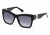 Swarovski SK0141 Sunglasses - Shiny Black Frame Color, Gradient Smoke Lens Color