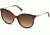 Swarovski SK0155 Sunglasses - Dark Havana Frame Color, Gradient Brown Lens Color