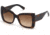 Swarovski SK0203 Sunglasses - Dark Havana Frame Color, Gradient Brown Lens Color