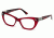 Swarovski SK5076 Eyeglass Frames - Shiny Bordeaux Frame Color