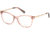 Swarovski SK5284 Eyeglass Frames - Shiny Pink Frame Color