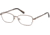 Swarovski SK5337 Eyeglass Frames - Matte Dark Brown Frame Color, Matte Dark Brown Lens Color