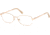 Swarovski SK5337 Eyeglass Frames - Shiny Rose Gold Frame Color, Shiny Rose Gold Lens Color