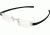Tag Heuer 7101 Bifocal Prescription Eyeglasses, Pure Frame - Black Temples Frame, Clear Lens-7101-001BI