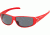 Tag Heuer Racer Sunglasses, Sand Polished Frame/Soft Red Temples, Grey Outdoor Lens 9207-107
