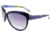Thierry Mugler Bi Focal Sunglasses 10206 Purple-Chartreuse-Mat Purple Frame, Women, 59-13-125 10206-C3BF