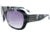 Thierry Mugler Single Vision Prescription Sunglasses 10211 Black-Grey Marble Frame, Women, 57-18-125 10211-C5RX