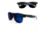 Sunglasses - Thin Blue Line American Flag, Wide Frame