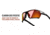 Tifosi Optics Kilo Sunglasses, Black/White Frame, Clarion Red Fototec Lens, Medium/Large, 1700306430