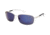 Timberland TB9036 Sunglasses - Matte Light Nickel Tin Frame Color, Smoke Polarized Lens Color
