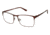 TLG NU028 Eyeglass Frames - Frame MT BROWN, Size 58/16mm LYNU02802