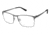 TLG NU028 Eyeglass Frames - Frame MT GUNMETAL, Size 58/16mm LYNU02803