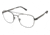 TLG NU035 Prescription Eyeglasses - Frame SILVER, Size 56/20mm LYNU03501