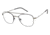 TLG NU036 Eyeglass Frames - Frame BLACK/GUNMETAL, Size 51/21mm LYNU03602