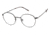 TLG NU037 Progressive Prescription Eyeglasses - Frame MATTE BLACK, Size 48/21mm LYNU03701