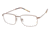 TLG NU038 Progressive Prescription Eyeglasses - Frame MATTE BROWN, Size 54/17mm LYNU03802