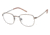 TLG NU039 Progressive Prescription Eyeglasses - Frame ANTIQUE BROWN, Size 49/21mm LYNU03903