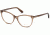 Tom Ford FT5513 Eyeglass Frames - Shiny Light Brown Frame Color