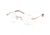 Tory Burch TY1058 Prescription Eyeglasses, 54mm, Rose Gold, TY1058-3254-54-SV