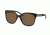 Tory Burch TY6045 Sunglasses 307673-55 - Matte Black Frame, Brown Smoke Solid Lenses