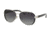 Tory Burch TY6052 Single Vision Prescription Sunglasses TY6052-3204T3-60 - Lens Diameter 60 mm, Frame Color Silver / Black