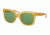 Tory Burch TY7104 Sunglasses 16222-54 - Marigold Frame, Green Solid Lenses