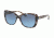 Tory Burch TY7114 Sunglasses 16928F-53 - Blue Tortoise Frame, Grey Blue Gradient Lenses