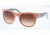 Tory Burch TY9026 Sunglasses 121813-55 - Orange Geometric Multicolor Frame, Brown Gradient Lenses