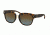 Tory Burch TY9041 Sunglasses 12941F-53 - Matte Dark Tortoise Frame, Brown Blue Gradient Polarzied Lenses