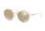 Tory Burch TY9052 Sunglasses 17166E-51 - Ivory/light Gold Frame, Gold Gradient Mirror Lenses