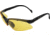 Allen ULTRX Verse Safety Glasses, Black Frame, Yellow Lens, 4183
